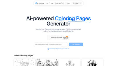 ZColoring - AI tool for productivity