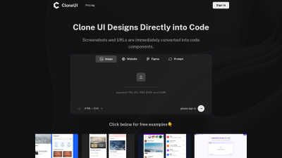 CloneUI - AI tool for productivity
