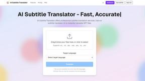AI Subtitle Translator - AI tool for productivity