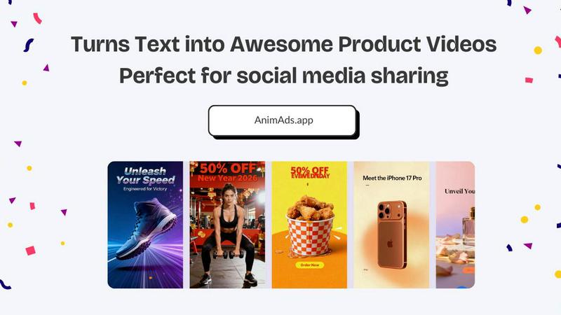 Anim Ads application interface and features