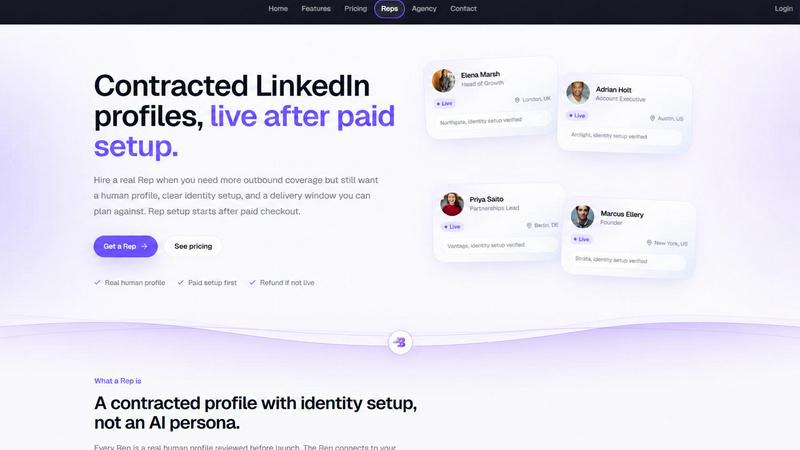 BriskReach application interface and features