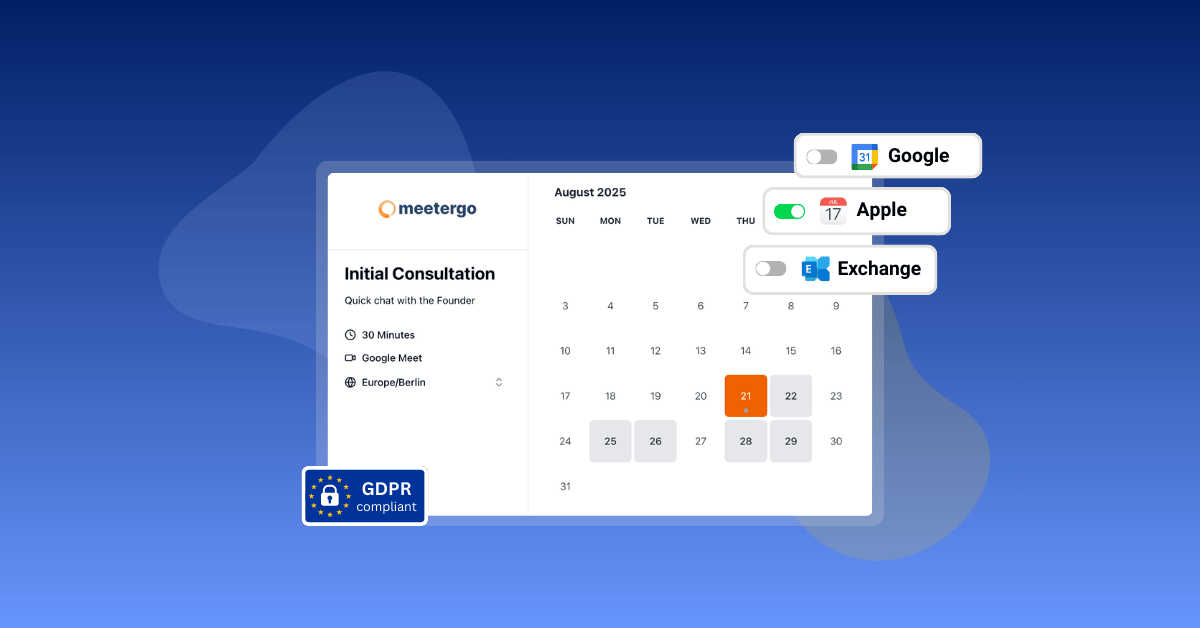 meetergo application interface and features