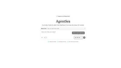 AgentSea - AI tool for productivity
