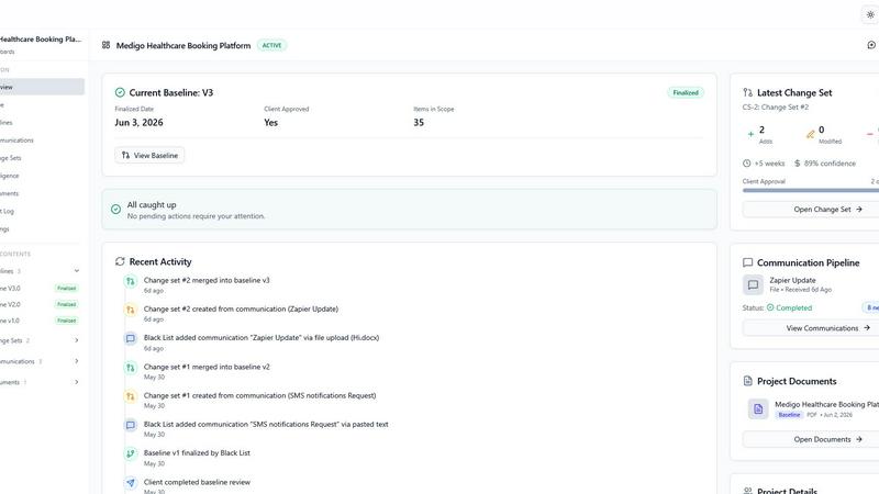 Dairakar application interface and features