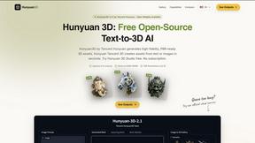 Hunyuan3D - AI tool for productivity