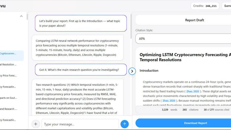 Litrevu application interface and features