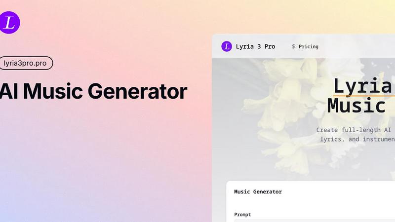 Lyria 3 Pro application interface and features