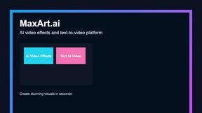 MaxArt.ai - AI tool for Content Creation
