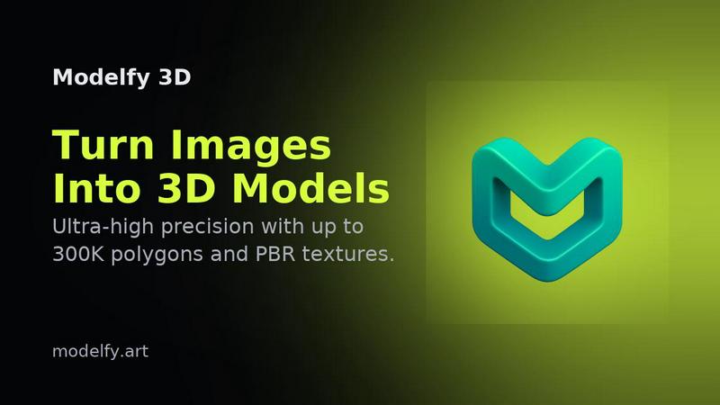 Modelfy 3D application interface and features