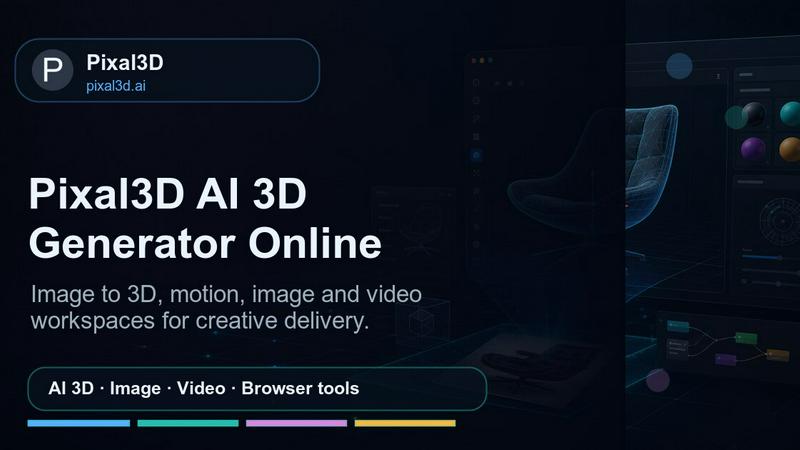 Pixal3D application interface and features