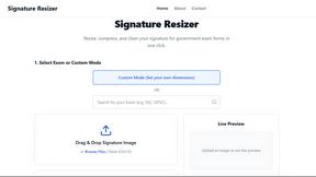 Signature Resizer - AI tool for Career & Jobs