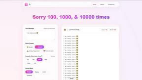 sorry text repeater - AI tool for Education & Learning